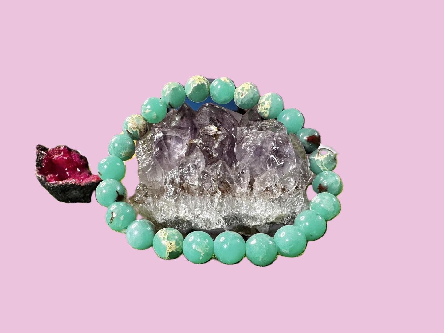 Bracelet Jaspe impérial vert