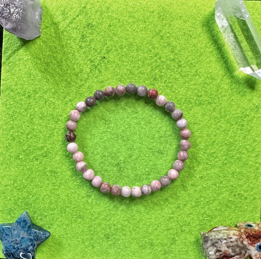 Bracelet Jaspe Rose 8mm