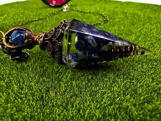 Pendule Orgonite Lapis Lazuli